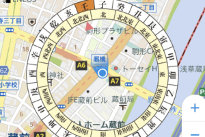 Google Mapで方位線を表示する方法：使い方ガイド